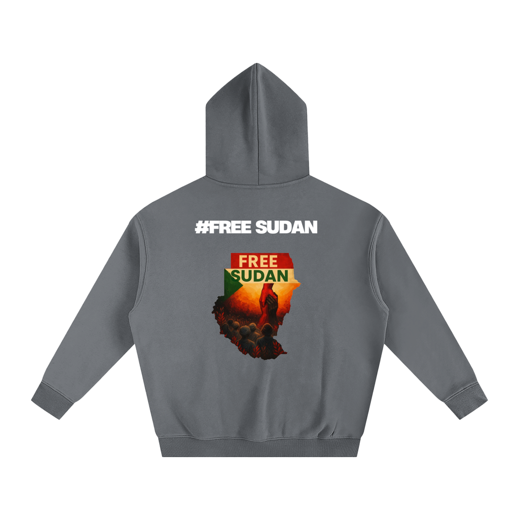 FREE SUDAN Fleeced Hoodie