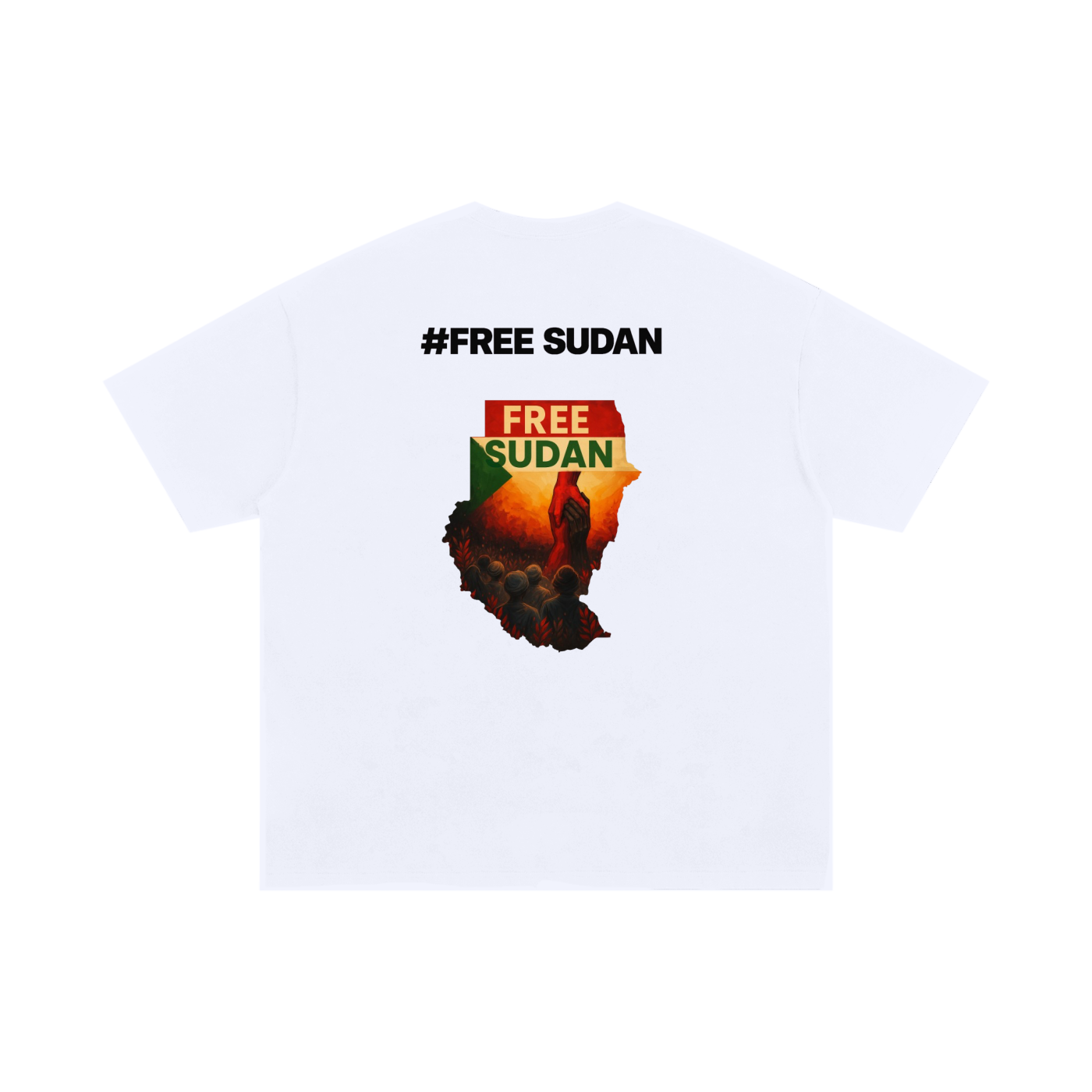 Stand with Sudan cotton T-shirt