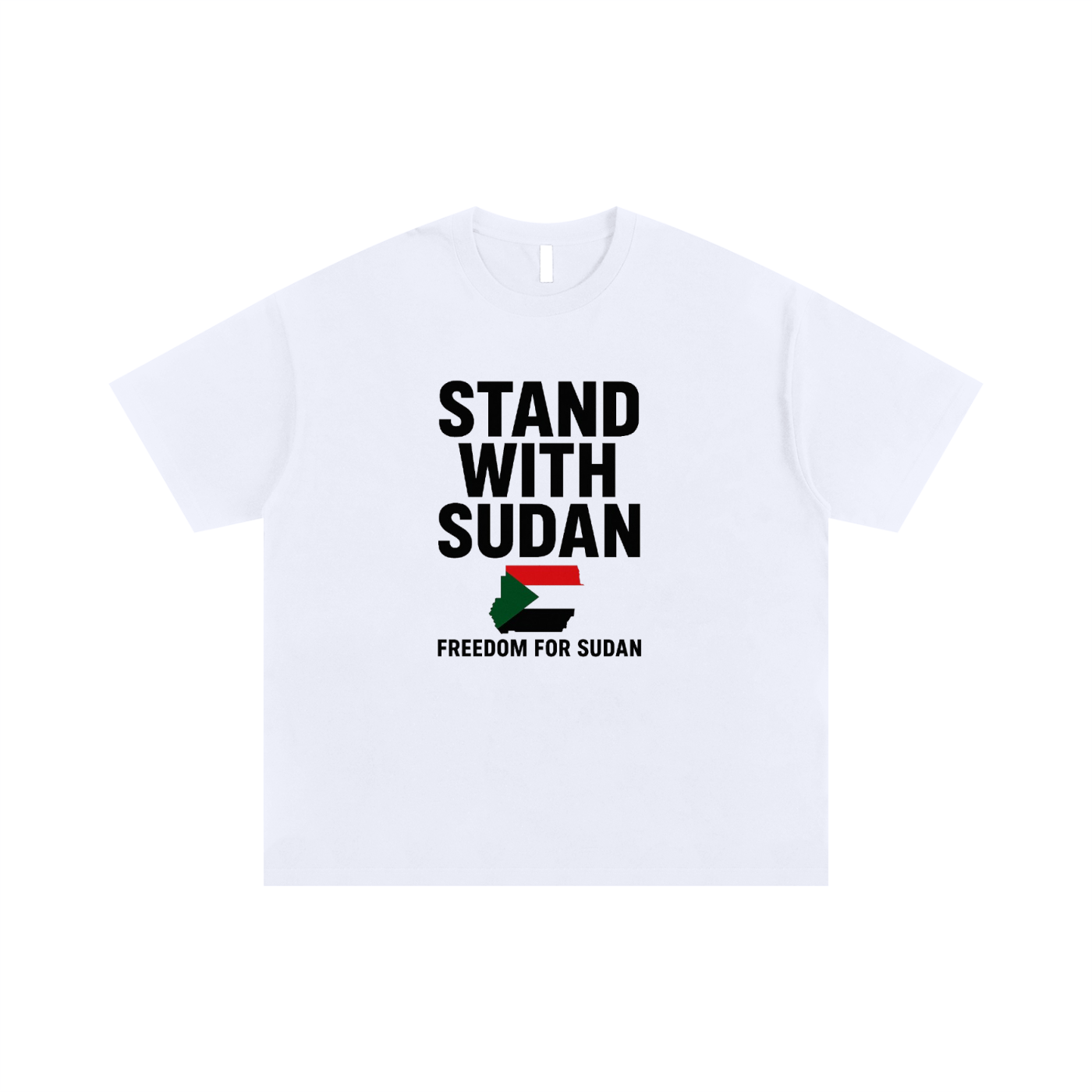 Stand with Sudan cotton T-shirt