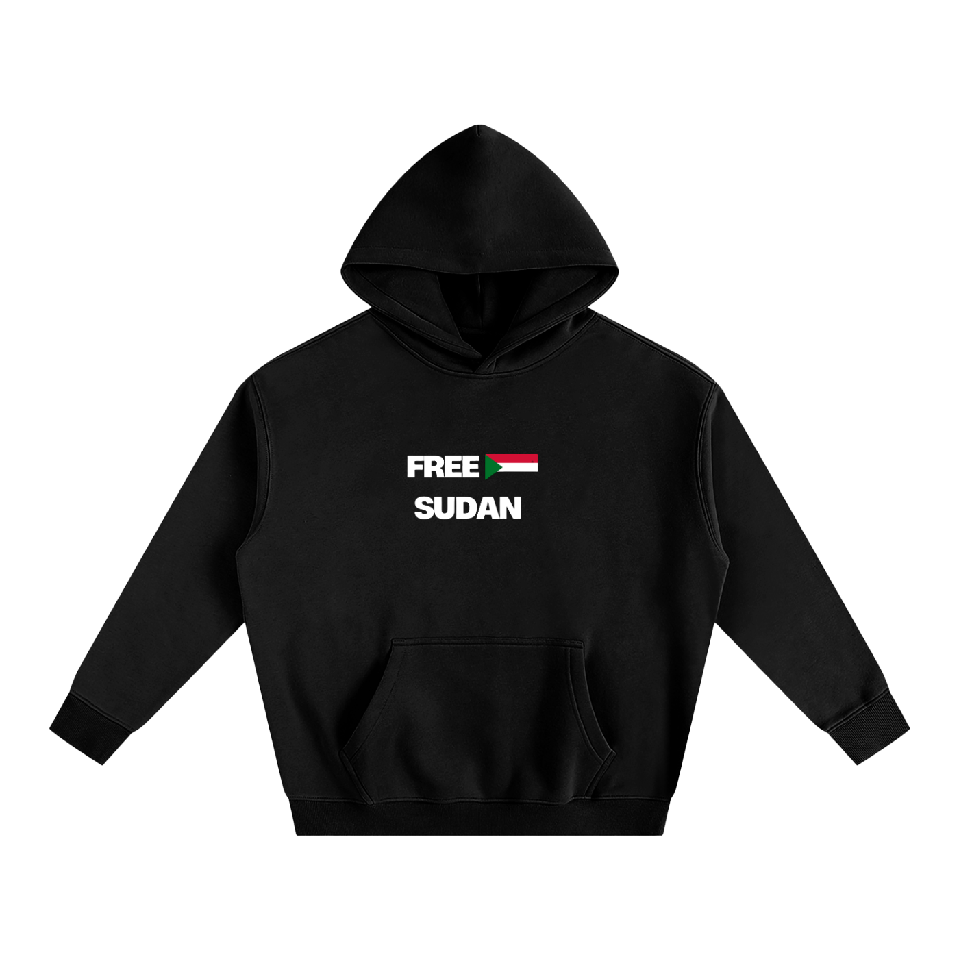 FREE SUDAN Fleeced Hoodie